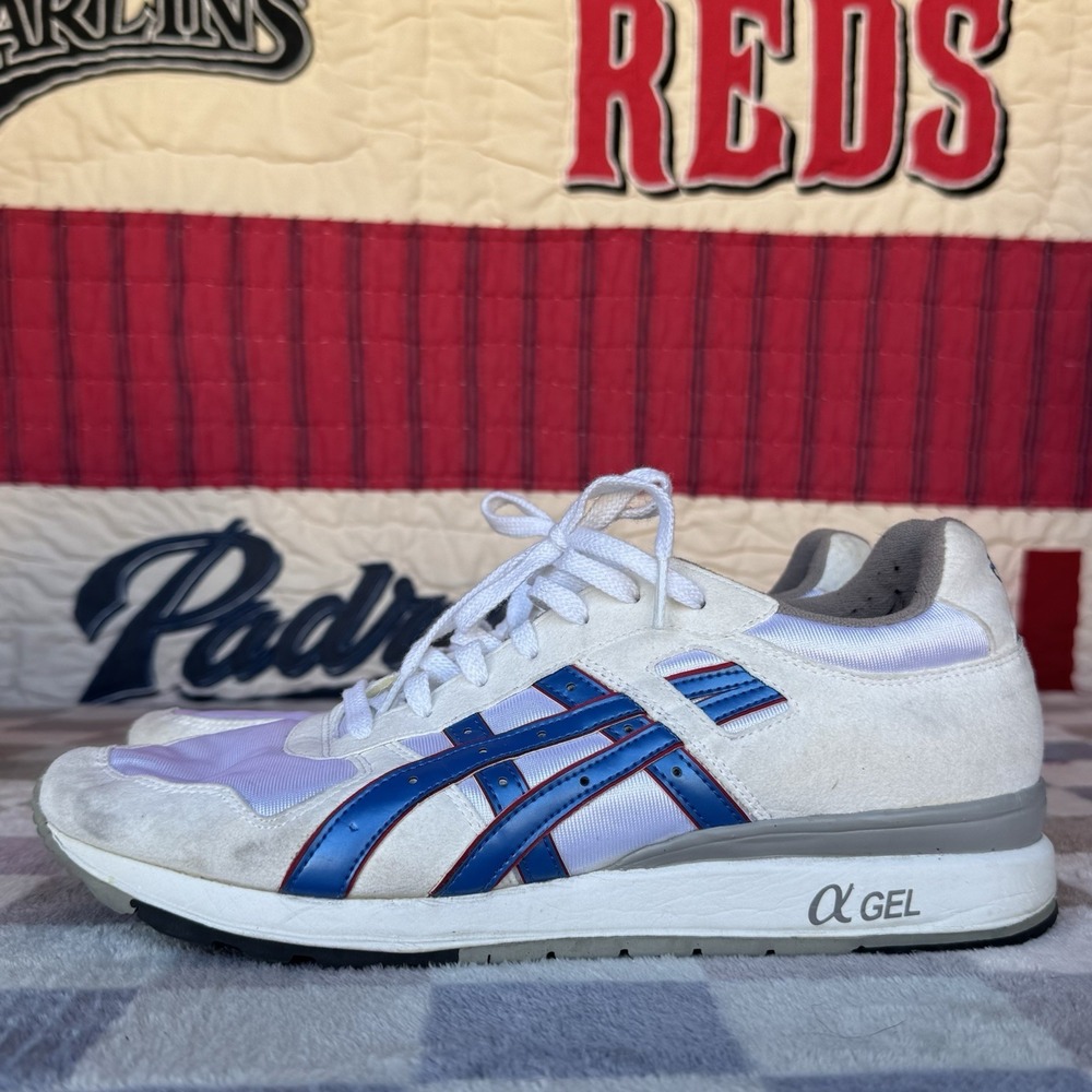 Size 10 - Asics‎ GT-II GT 2 Mens White Monaco Blue H224N